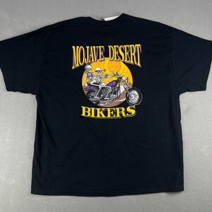 Mojave Desert California Bikers T-Shirt 3XL XWEST Motorcycle Chopper Skeleton